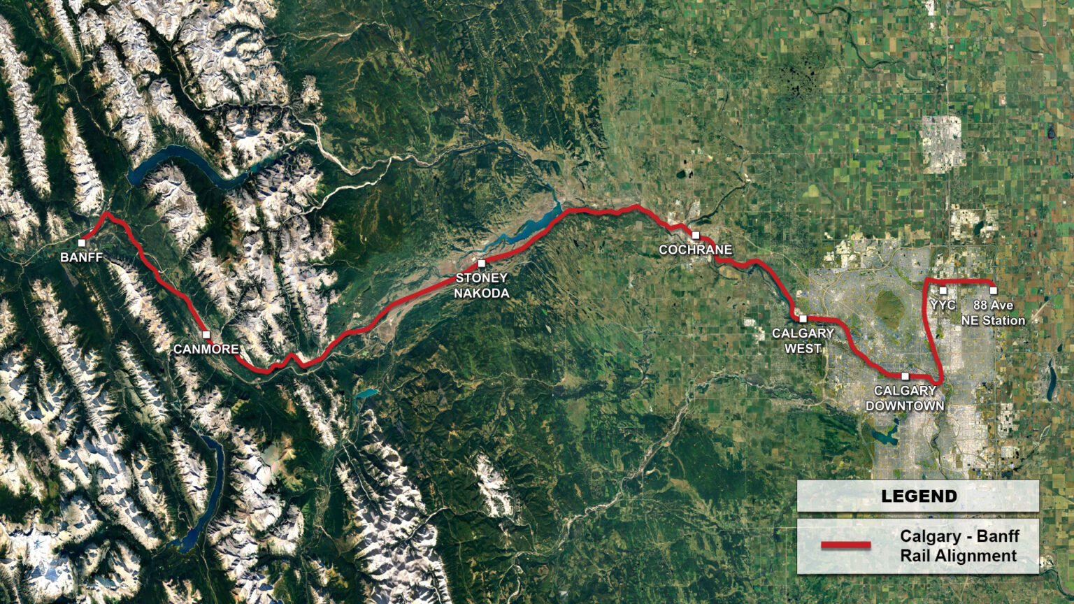 Calgary Airport Banff Rail Route calgary-airport-banff-rail-route